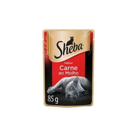 Sache gato sheba adulto 85g carne molho