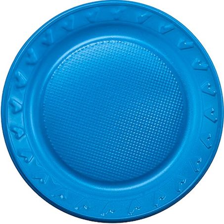 Prato desc new party 15cm azul roya c/10