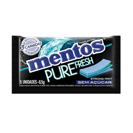 GOMA MASCAR 5S PURE FRESH STRONG MENTOS 8,5G