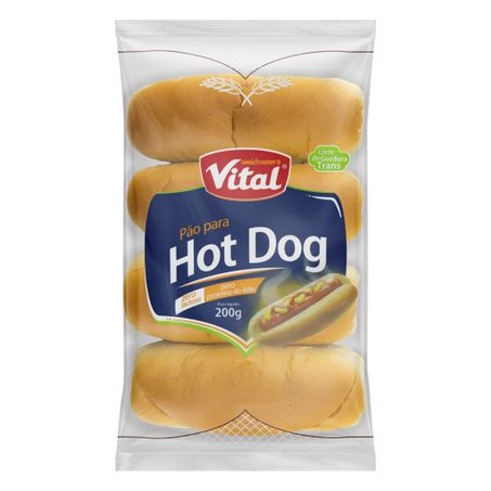 Pão para hot-dog zero lactose vital