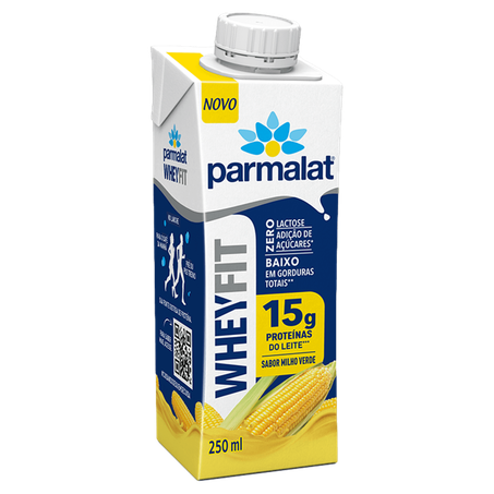 Bebida lactea parmalat wheyfit milho verde 250ml
