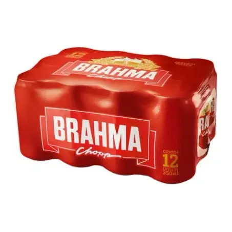 Cerveja brahma lt 350ml c/12un