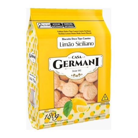 Biscoito caseiro limão siciliano germani 180g
