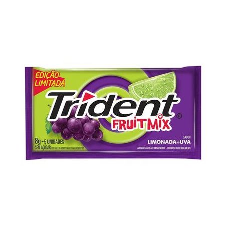 TRIDENT LIMONADA/UVA 