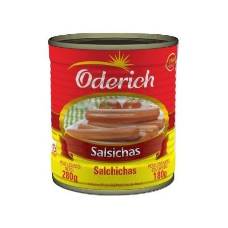 Salsicha oderich lata 180g