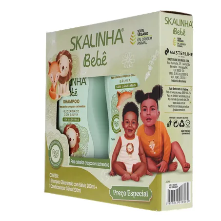 Kit shampoo + cond skalinha salvia 200ml 360-5