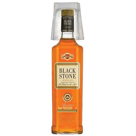 WHISKY BLACK STONE 1L GOLD C/COPO