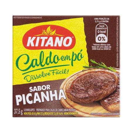 CALDO KITANO 0% GORDURA 37,5G PO PICANHA