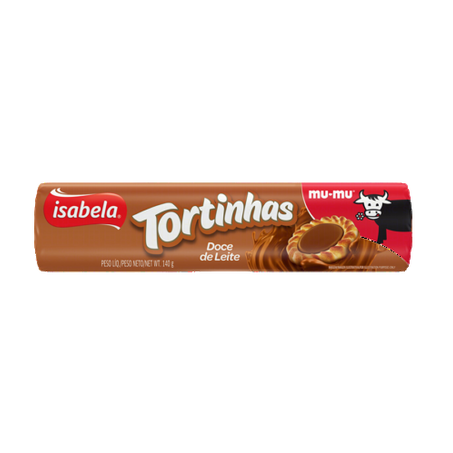 Biscoito isabela tortinha doce de leite 140g