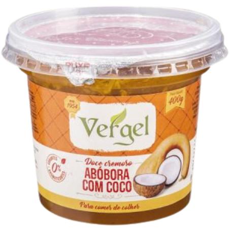 Doce de fruta vergel 400g abobora com coco