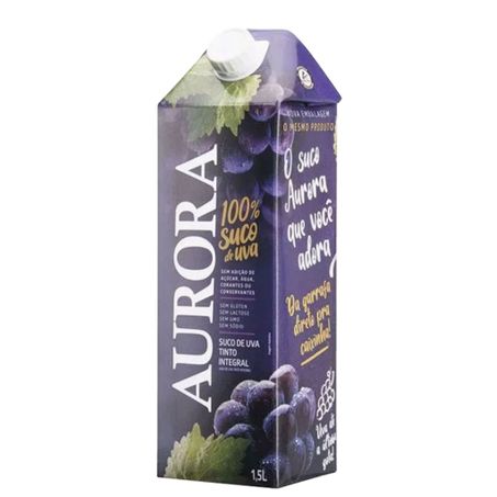 SUCO UVA TINTO INTEGRAL AURORA 1,5L (098377)
