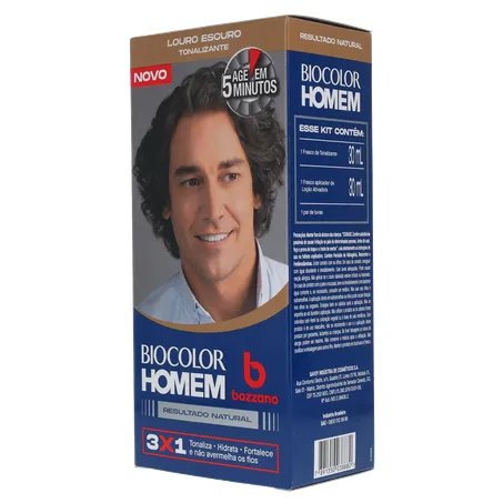 Tonalizante biocolor homem bozzano louro 360-4