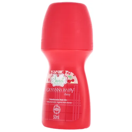 Desodorante giovanna baby cherry feminino roll on 50ml 360-3