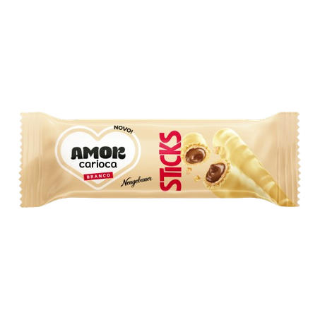WAFER STICKS BRANCO AMOR CARIOCA NEUGEBAUER 29 G  