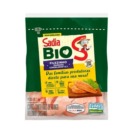 Filezinho Sassami Frango Sadia Bio 1kg