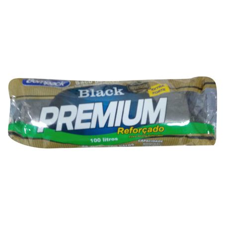SACO LIXO BLACK PREMIUM REFORCAD 100LT 15UN