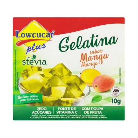 Gelatina em Pó Steva Plus Zero Manga Caixa 10G