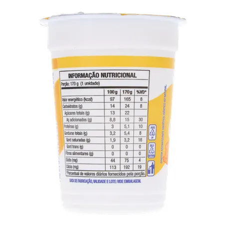 Iogurte Natural Batavo Mel 170G 360-23