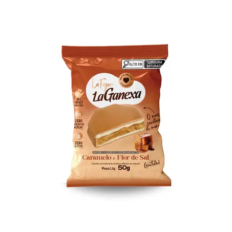 ALFAJOR CARAMELO COM WHEY 50G - LA GANEXA