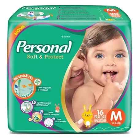Fralda Personal Jumbinho m 16un 
 