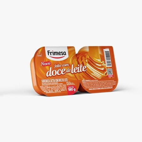 SOBREMESA LÁCTEA FRIMESA DOCE DE LEITE BANDEJA 180G