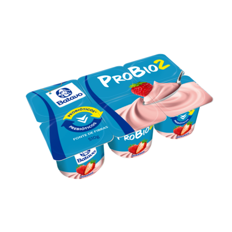 Iogurte Polpa Morango Batavo Probio2 510g