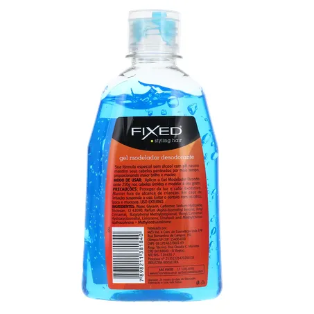Gel fixed modelador brilho molhado 250g 360-17