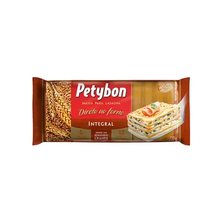 Lasanha Petybon Direto Forno Integral 200g