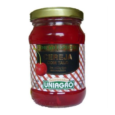 CEREJA UNIAGRO 100G MARRASCHINO COM TALO