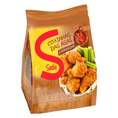 Coxinha da Asa Empanada Sadia 400G