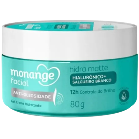 CREME FACIAL MONANGE HIDR MATTE 80G ANTIOLEOSIDADE