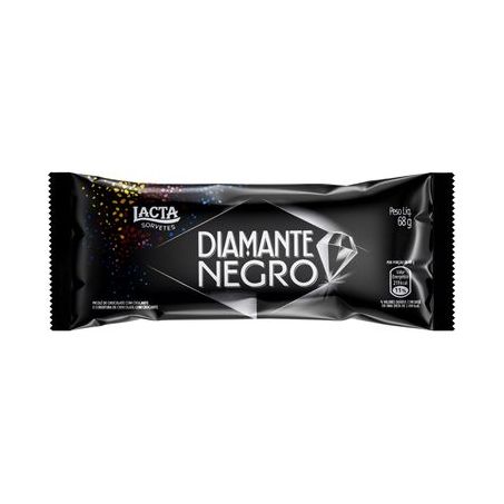 Picolé Kibon Diamante Negro Embalagem 68G