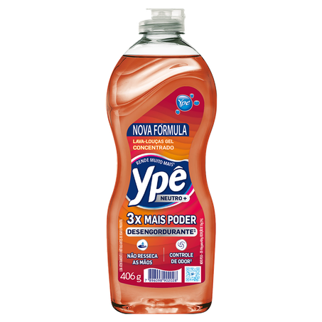 Detergente louças ypê concentrado neutro+ 406g