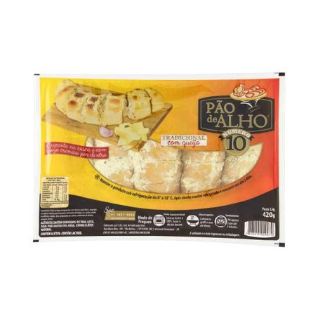Pao De Alho Numero 10 420g