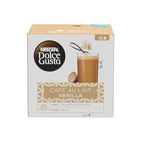 NESCAFE DOLCE GUSTO CAFE AU LAIT VANILLA 10 CAPS 110G 