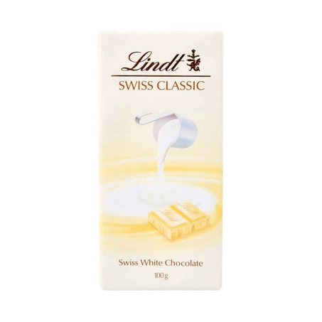 CHOCOLATE LINDT BARRA SUICO BRANCO 100G