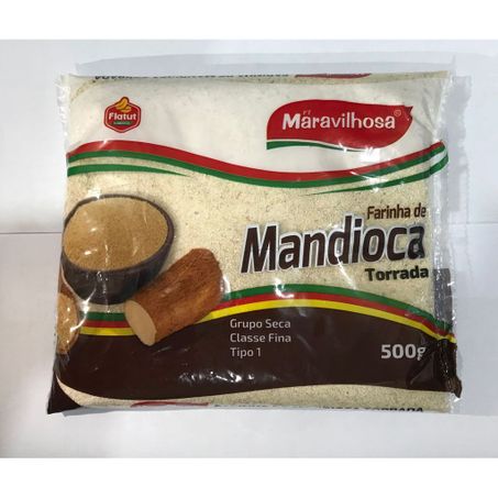 FARINHA MANDIOCA 500G TORRADA MARAVILHOSA