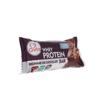BARRA WHEY PROTEIN Q-VITA BROWNIE DE CHOCOLATE ZERO ADIÇÃO DE AÇÚCAR 36G 360-31
