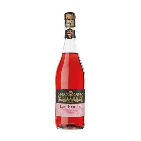 Espumante lambrusco rose decordi 750ml