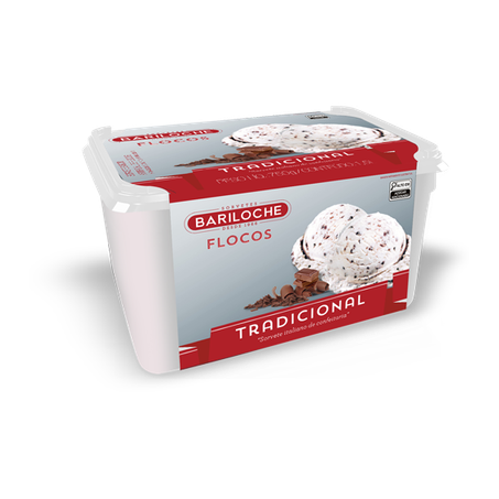 Sorvete Bariloche Flocos 1.5l