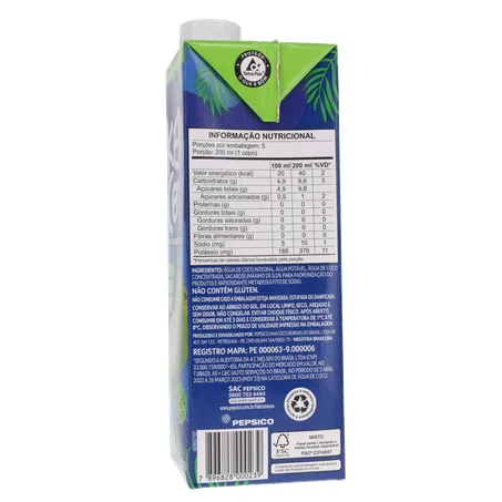 ÁGUA CÔCO KERO COCO TP 1L 360-8