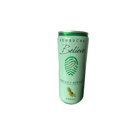 Kombucha abacaxi e hortelã believe 310ml