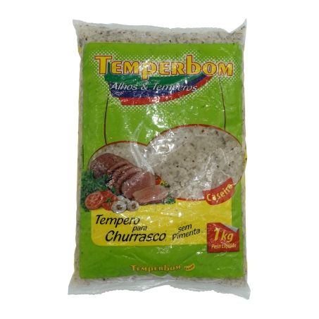 Sal temperado grosso temperobom 1kg