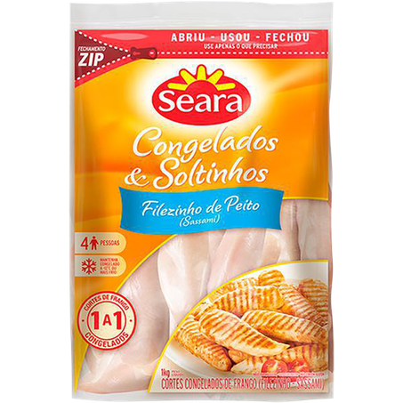Frango seara filezinho iqf 1kg