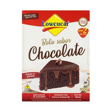 Mistura bolo zero chocolate lowcucar 150g