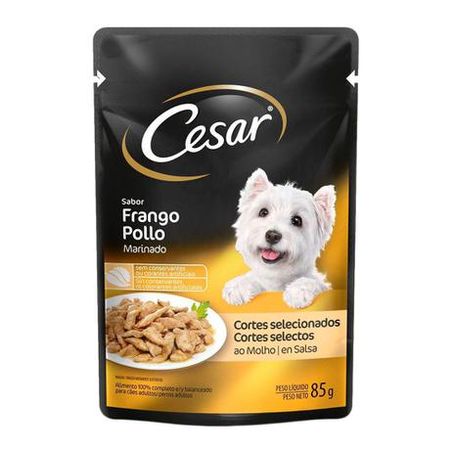 Racao cesar frango marinado 85g