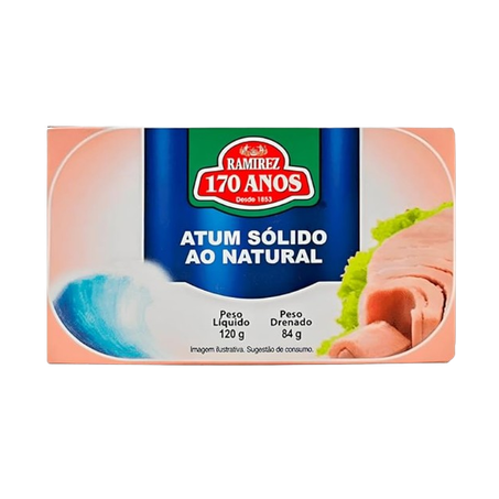 Atum Ramirez Solido Ao Natural 120g