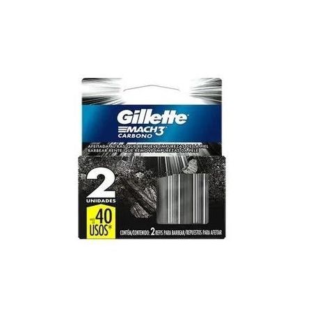 Carga Gillette Mach 3 Carbono C/2 21821