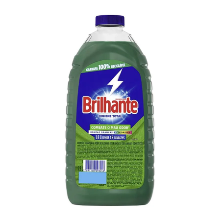 Lava roupas liq brilhante higiene tot 1.8lt.