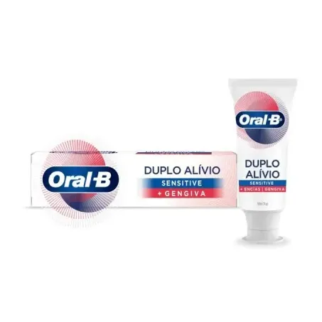 Creme dental duplo alivio oral b 70g